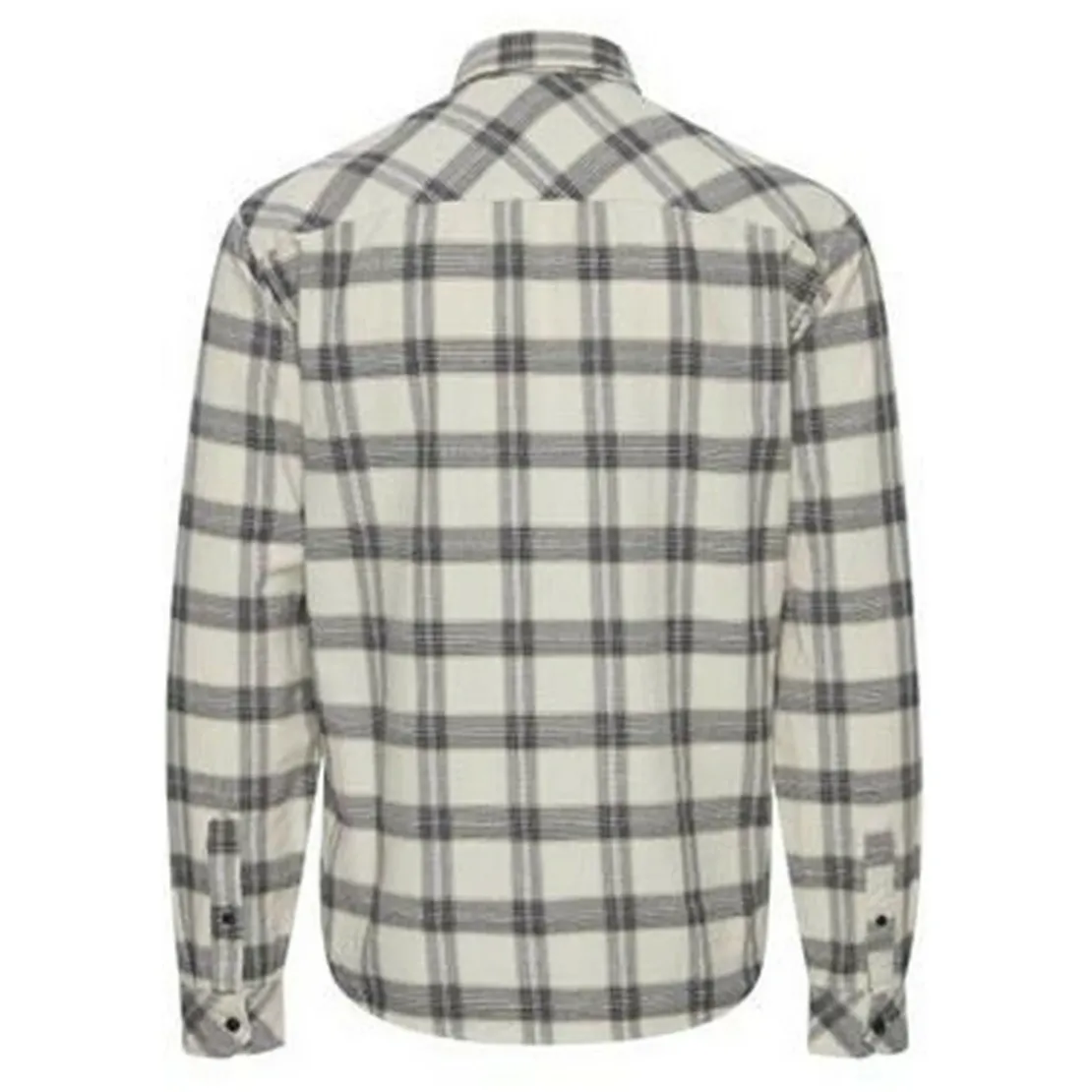 BlendChemise homme gris en coton