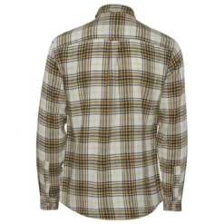 BlendChemise Jaune en Coton motif carreaux