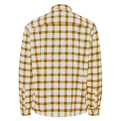 BlendChemise Jaune en coton manches longues