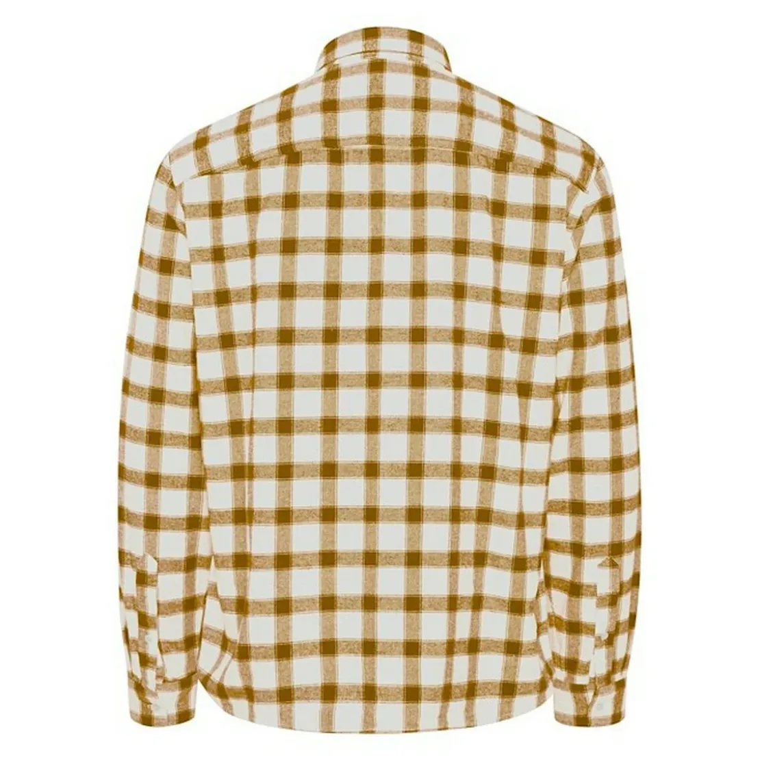 BlendChemise Jaune en coton manches longues