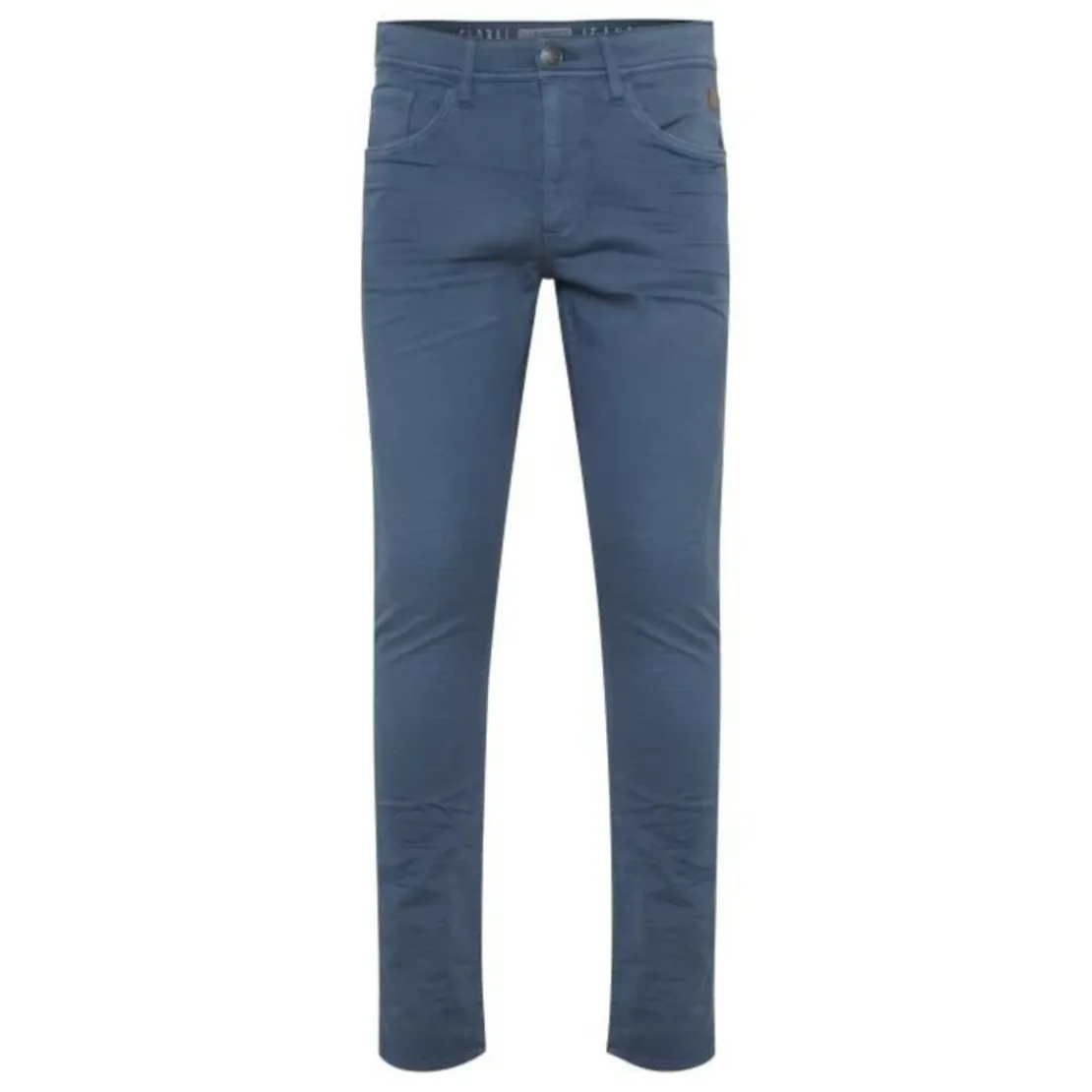 BlendChino slim bleu Longueur 32 beige en coton