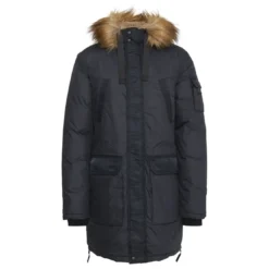 BlendParka Homme Dark Navy Blue bleu marine en coton