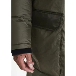 BlendParka Homme Kaki vert pin en coton
