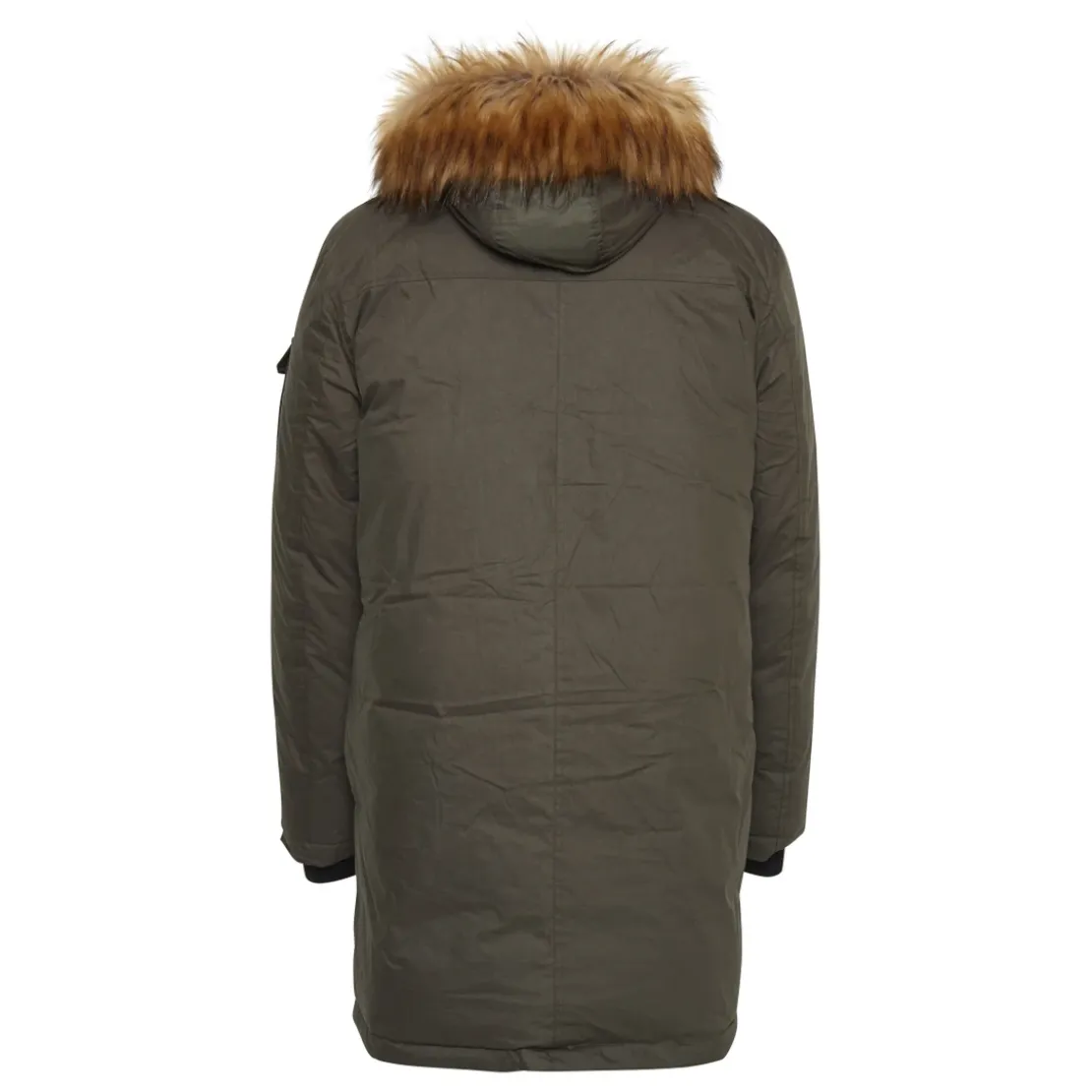 BlendParka Homme Kaki vert pin en coton