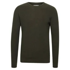 BlendPull gris en coton pour homme
