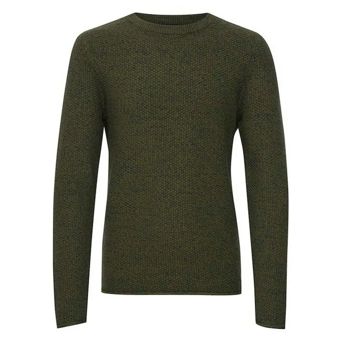 BlendPull homme vert foncé en coton