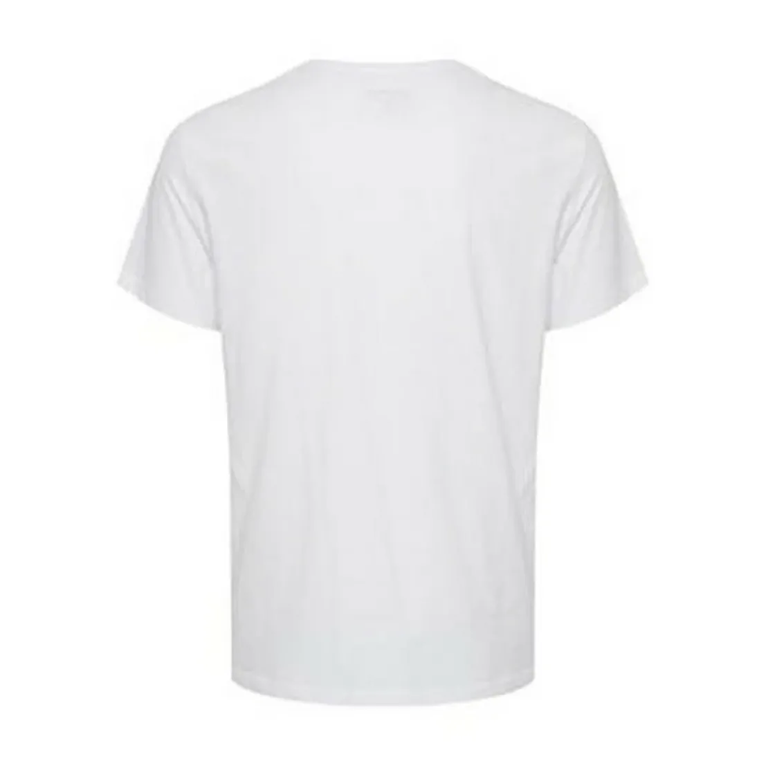BlendTee-shirt manches courtes pour homme en coton blanc