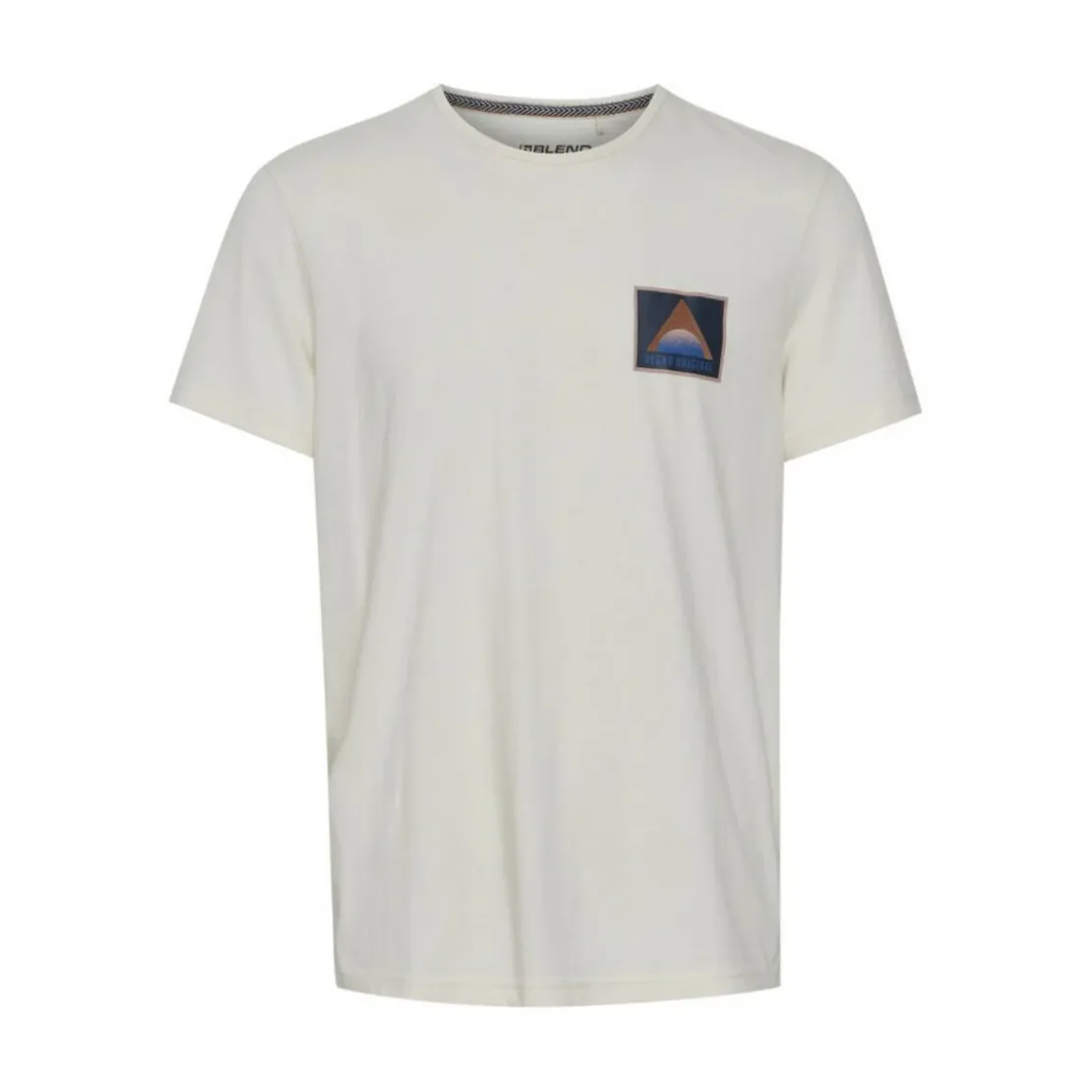BlendTee-shirt manches courtes en coton blanc creme