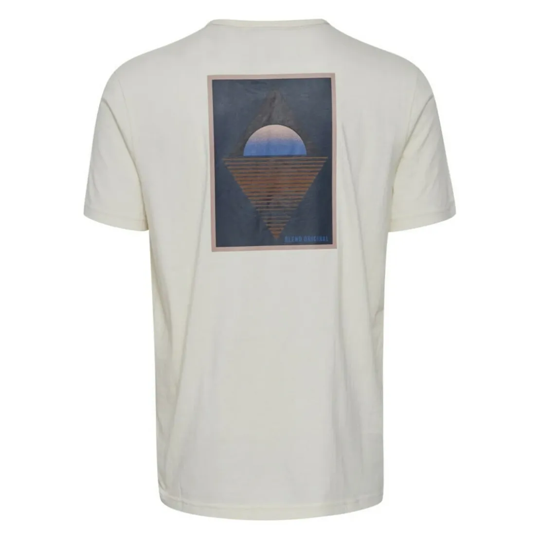 BlendTee-shirt manches courtes en coton blanc creme