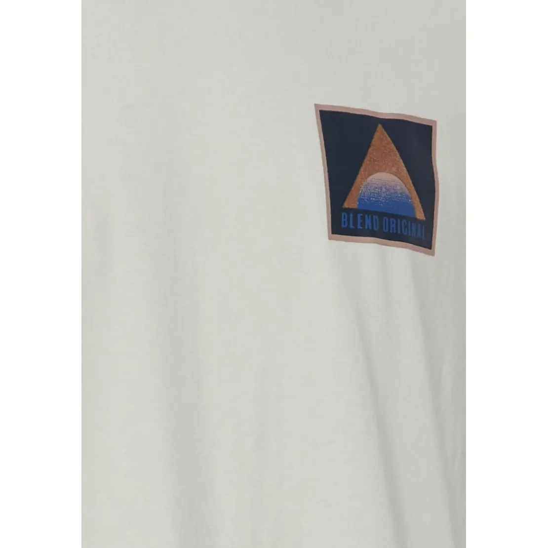 BlendTee-shirt manches courtes en coton blanc creme