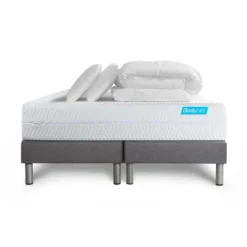 BODYCAREPack BIOCARE Mousse a memoire de forme BIO 5 zones Maxi epaisseur Couette,2 oreillers