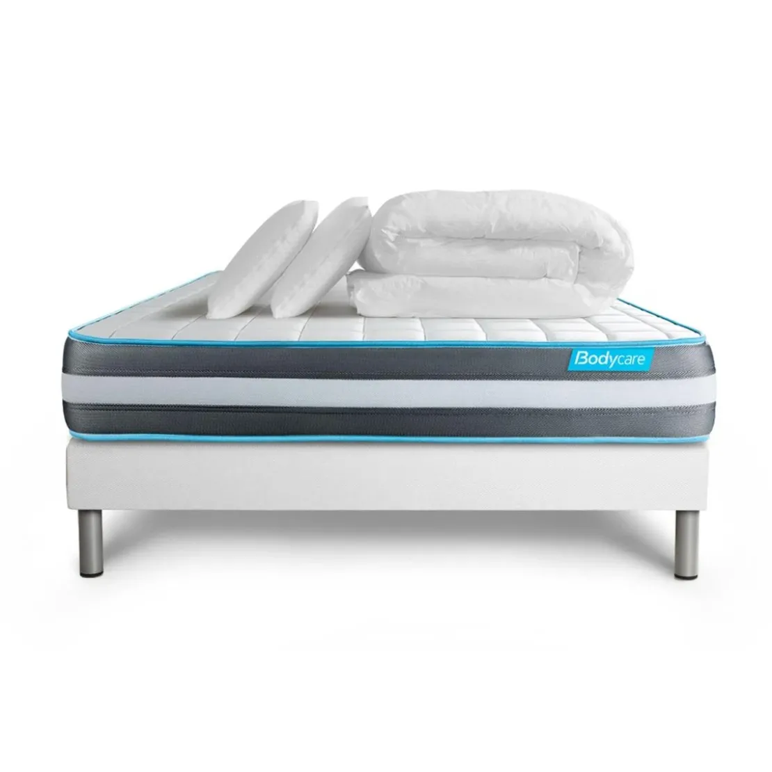 BODYCAREPack BODYFORM Memoire de forme 3 zones2 oreillers et couette