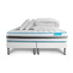 BODYCAREPack BODYZONE Ressorts ensaches 3 zones Ultra epaisseur ,Couette et 2 oreillers