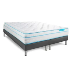 BODYCAREPack BODYZONE Ressorts ensaches, visco 5 zones Ultra epaisseur Couette,2 oreillers