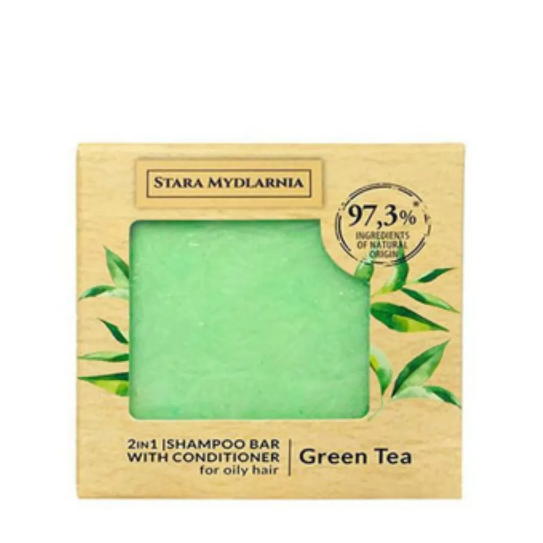 BodymaniaShampoing solide avec packaging en cartonGREEN THE - Bodymania