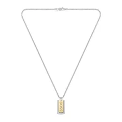 Boss BijouxCollier Homme Boss Bijoux Devon - 1580576 Acier Doré