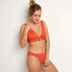 Brigitte BardotCulotte de bain classique Orange- AMOUR