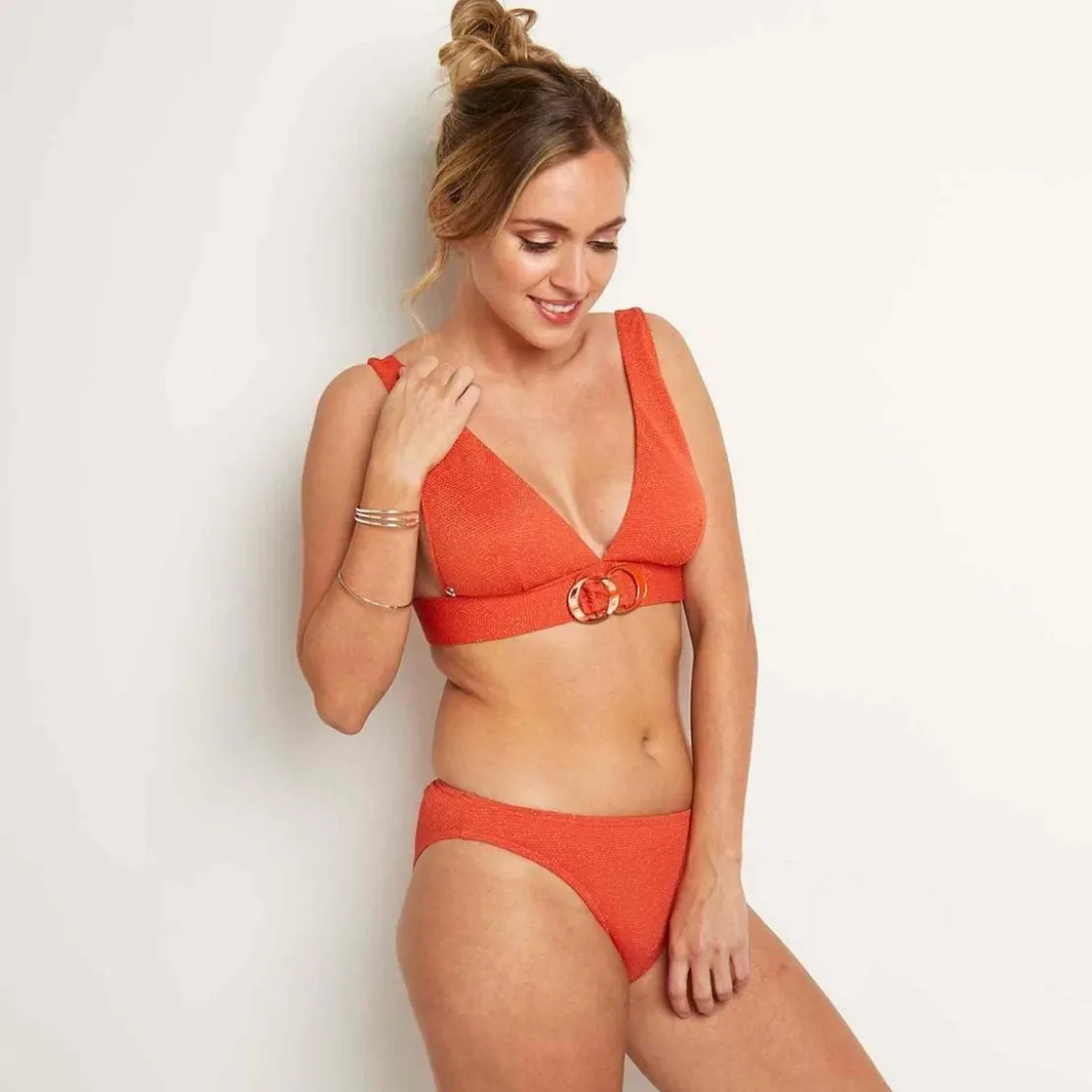 Brigitte BardotCulotte de bain classique Orange- AMOUR