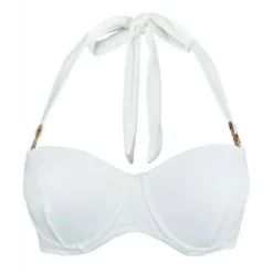 Brigitte BardotHaut de maillot de bain armatures Blanc- MISTRAL