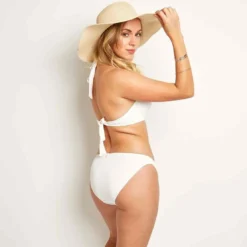 Brigitte BardotHaut de maillot de bain armatures Blanc- MISTRAL