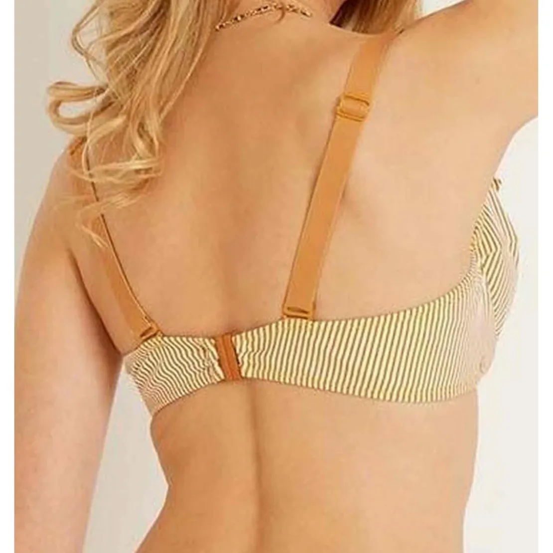 Brigitte BardotHaut de maillot de bain armatures Marron- ICONIQUE