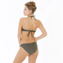 Brigitte BardotHaut de maillot bandeau kaki/or Monte Carlo BRIGITTE BARDOT-vert