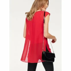 Bruno BananiBlouse fluide manches courtes avec top assorti femme Bruno Banani - Rouge