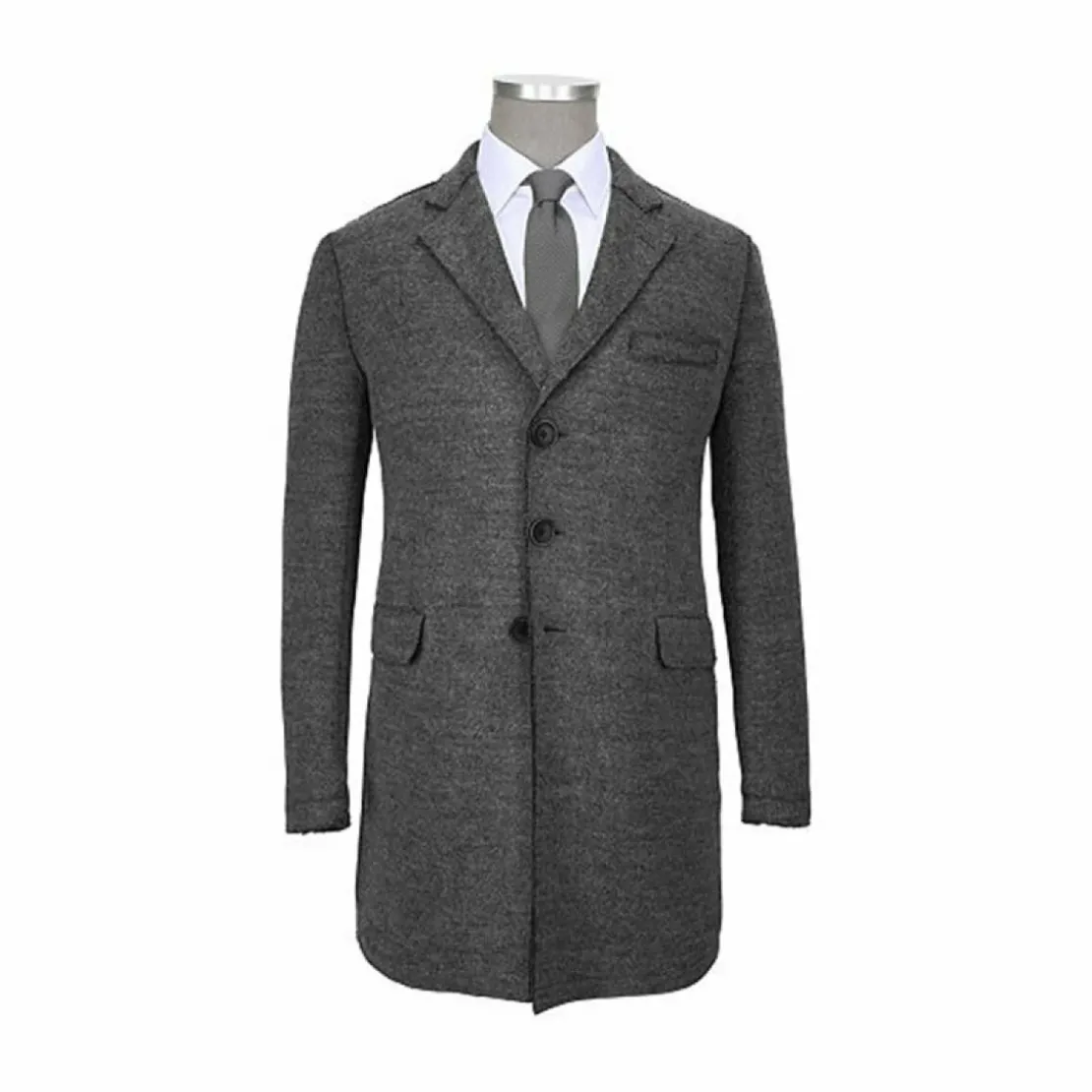Bruno BananiManteau court homme Bruno Banani - Gris en laine