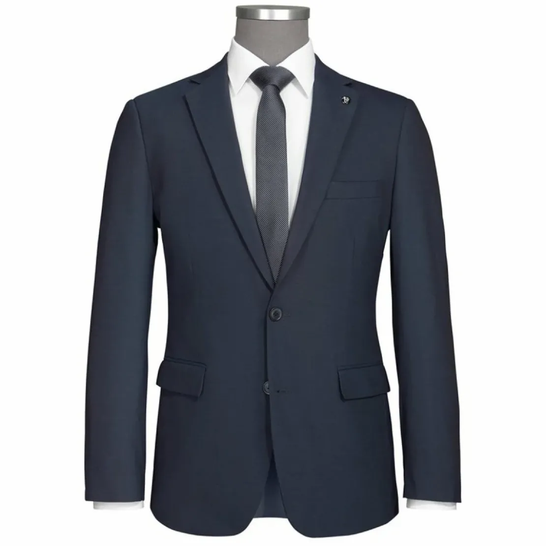 Bruno BananiVeste de costume 2 boutons homme Montana Bruno Banani - Bleu en laine