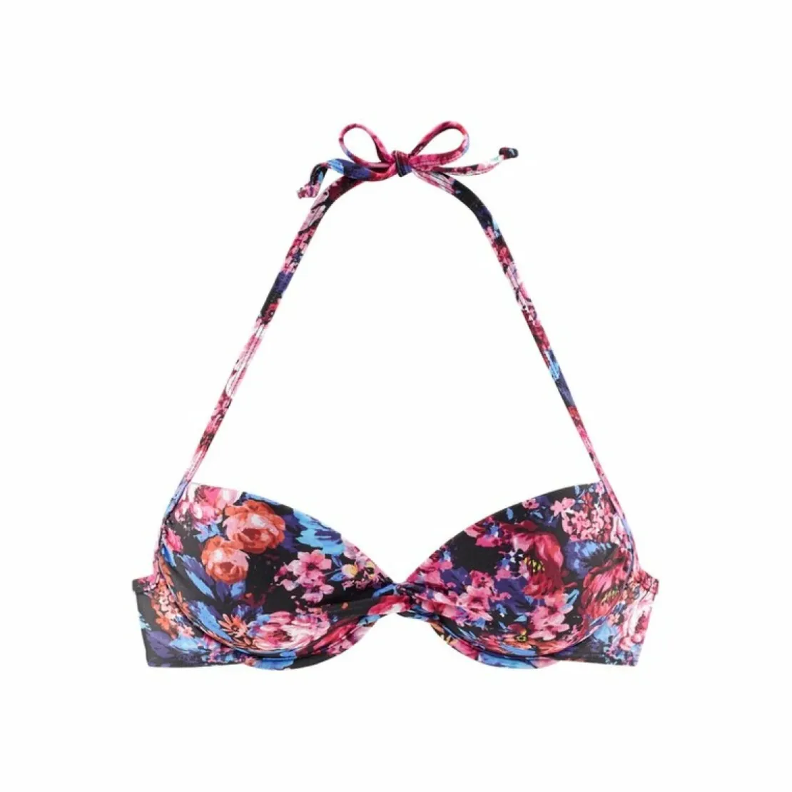 BuffaloSoutien-gorge de maillot de bain push-up femme Buffalo - Noir multicolore