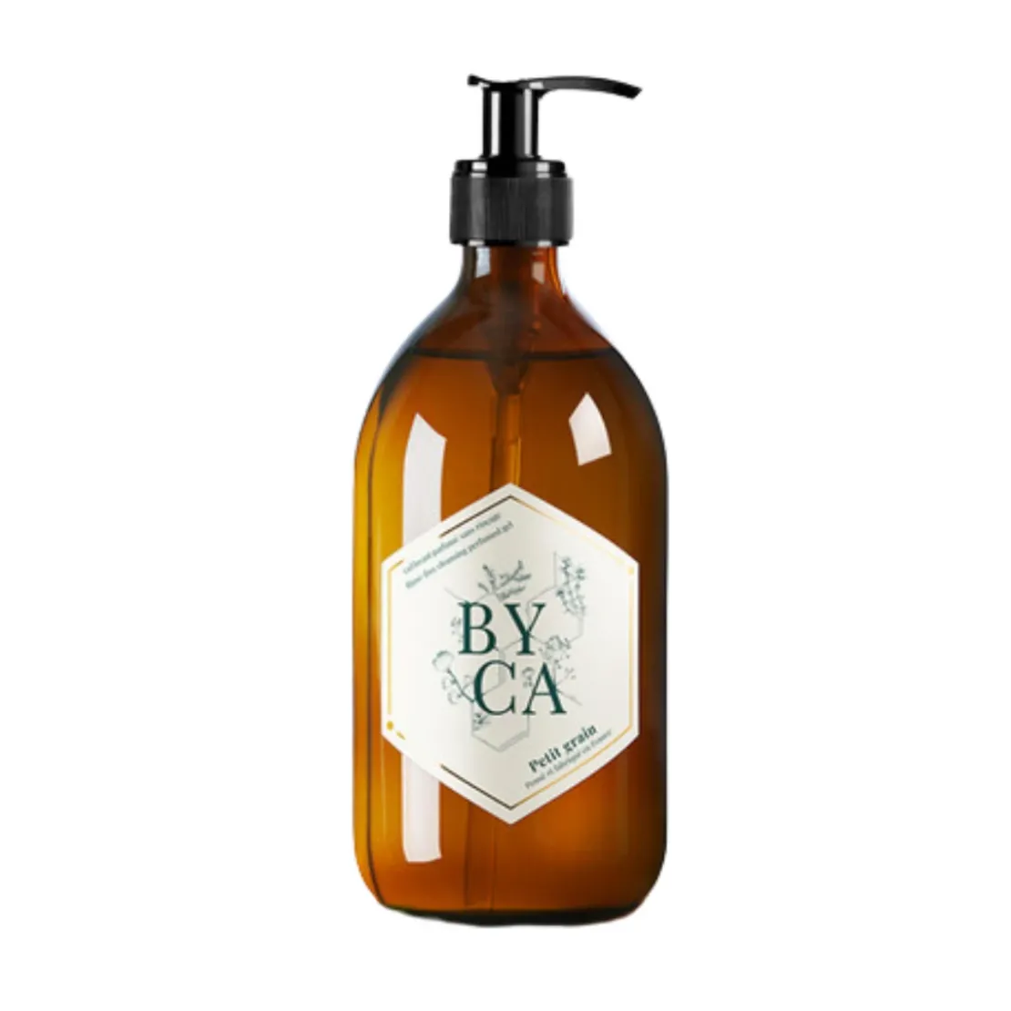 BYCAGel lavant parfumé sans rinçage Petit grain