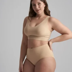 Bye BraBrassière sans armatures invisible - Beige Bye Bra à col V- INVISIBLE SHAPEWEAR