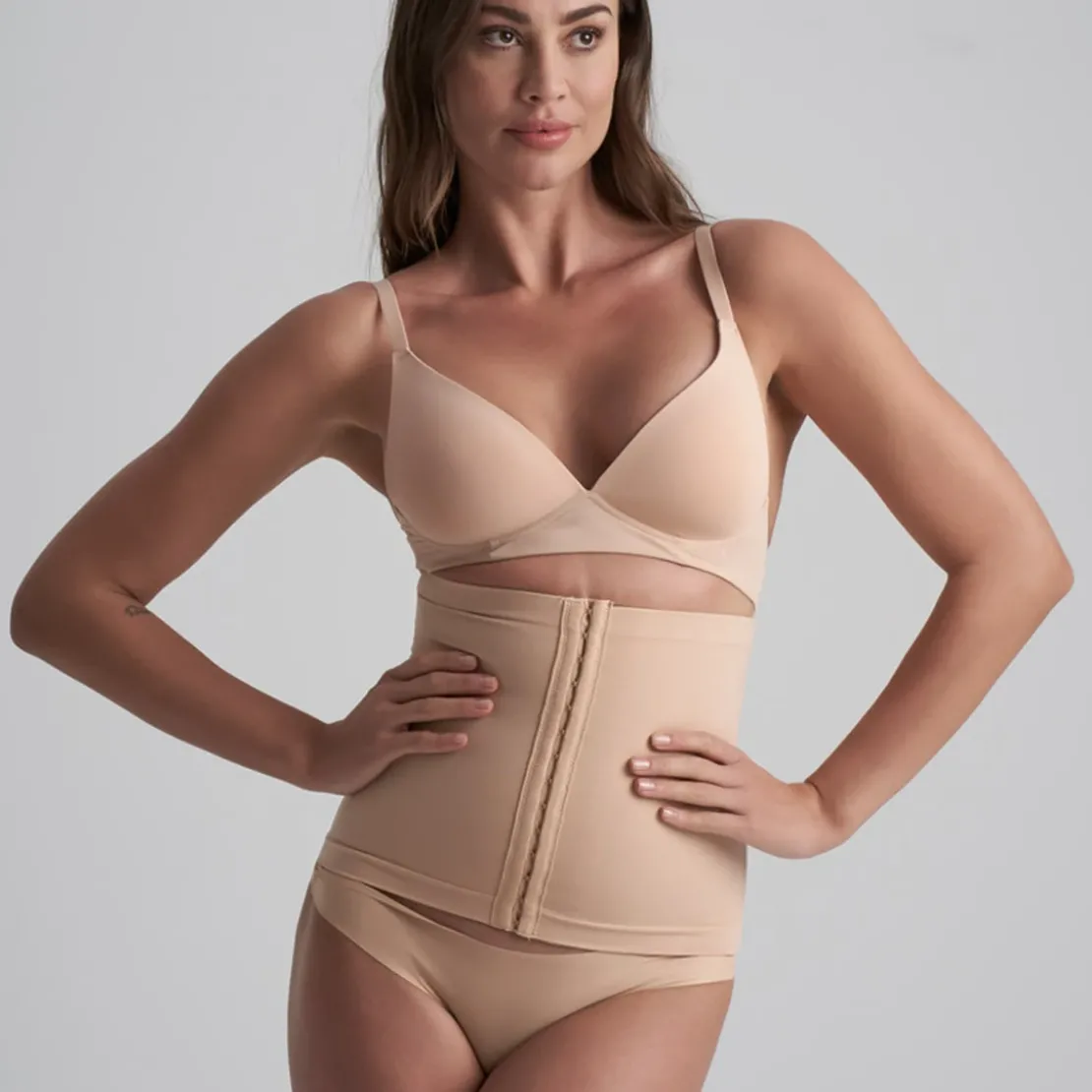 Bye BraCeinture gainante Beige Bye Bra- POWERMESH SHAPEWEAR