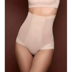 Bye BraCulotte taille haute gainante Beige Bye Bra- POWERMESH SHAPEWEAR