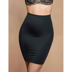 Bye BraJupe mi-longue taille haute invisible sculptante Noir Bye Bra- INVISIBLE SHAPEWEAR