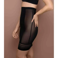 Bye BraJupe taille haute gainante Noire Bye Bra- POWERMESH SHAPEWEAR