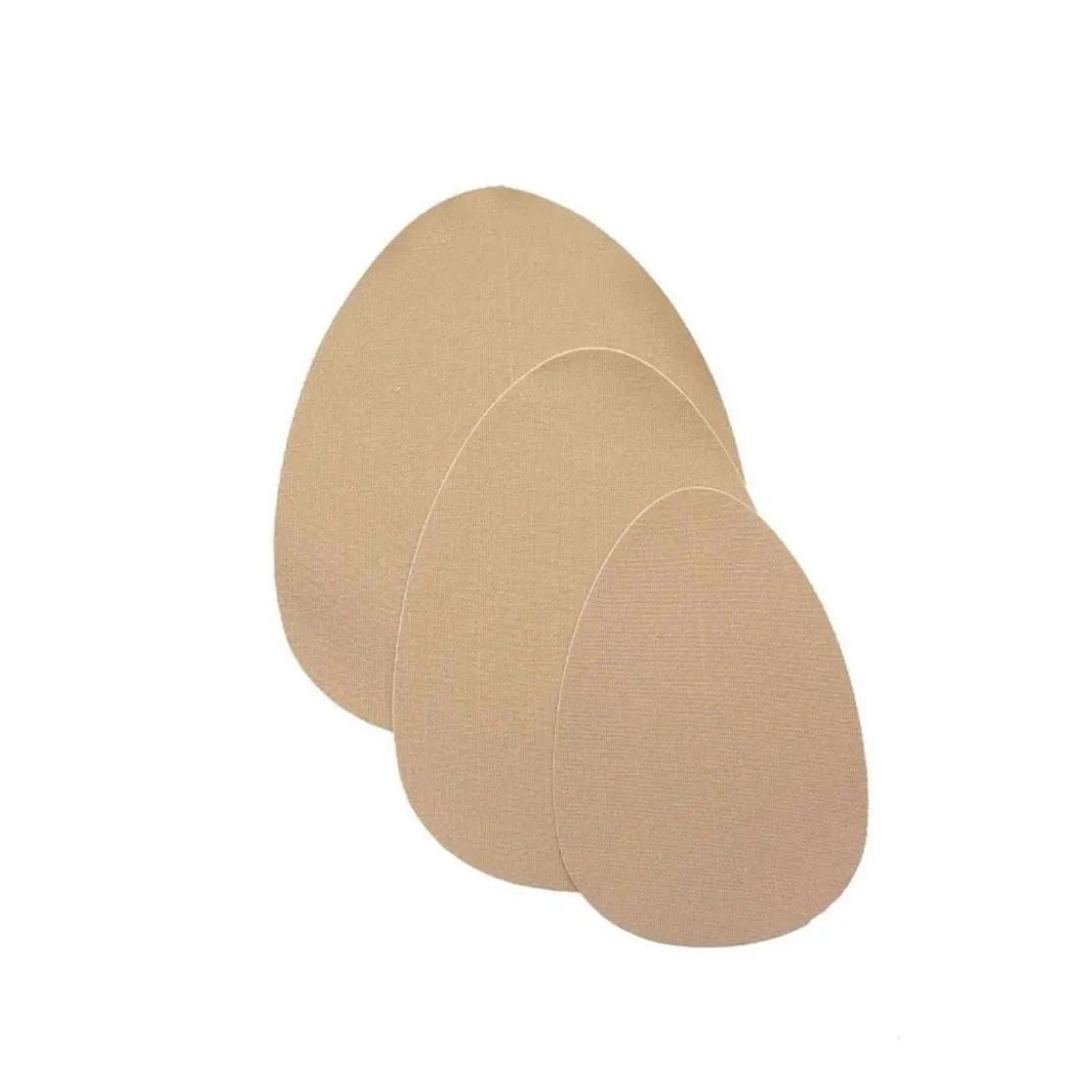 Bye BraPack de 3 paires de coques fines adhésives et cache tétons Beige Bye Bra en coton- TAPES