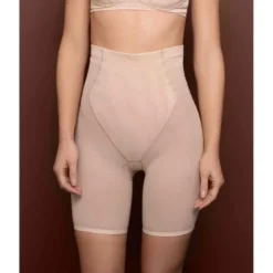 Bye BraPanty taille haute gainant Beige Bye Bra- POWERMESH SHAPEWEAR