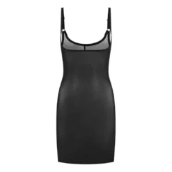 Bye BraRobe buste ouvert gainante Noire Bye Bra- POWERMESH SHAPEWEAR