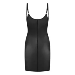 Bye BraRobe buste ouvert gainante Noire Bye Bra- POWERMESH SHAPEWEAR