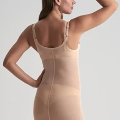 Bye BraRobe buste ouvert gainante Marron Bye Bra- POWERMESH SHAPEWEAR