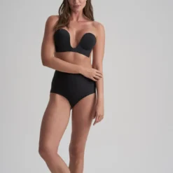 Bye BraSoutien-gorge bandeau adhésif dos nu et décolleté plongeant Noir Bye Bra - ADHESIVE BRAS