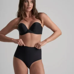 Bye BraSoutien-gorge bandeau adhésif dos nu noir en tissu