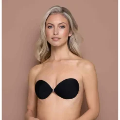 Bye BraSoutien-gorge bandeau adhésif dos nu noir