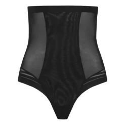 Bye BraString taille haute gainant Noir Bye Bra- POWERMESH SHAPEWEAR