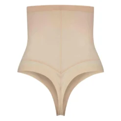 Bye BraString taille haute gainant Beige Bye Bra- POWERMESH SHAPEWEAR