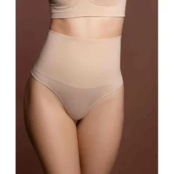 Bye BraString taille haute invisible - Beige- SEAMLESS SHAPEWEAR