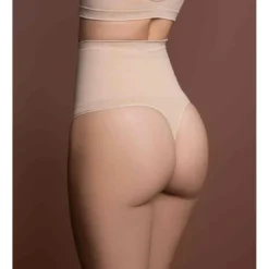 Bye BraString taille haute invisible - Beige- SEAMLESS SHAPEWEAR