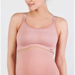 Cache CoeurBrassière d'allaitement sport rose Cache Coeur Lingerie - WOMA