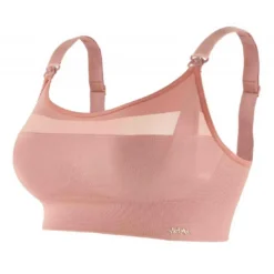 Cache CoeurBrassière d'allaitement sport rose Cache Coeur Lingerie - WOMA